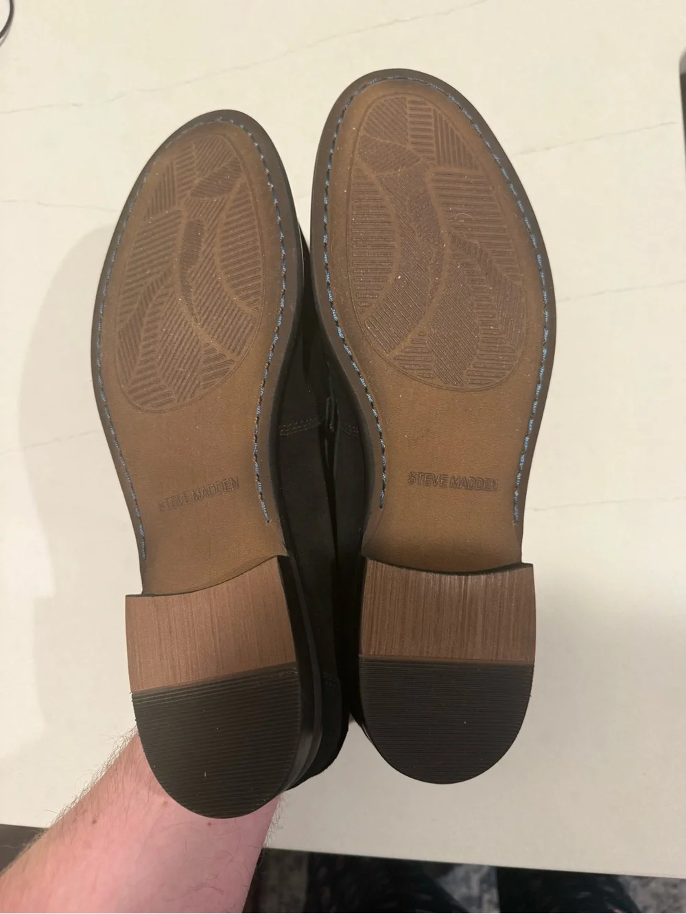 Steve Madden Black Suede Bit Loafers